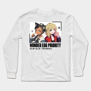 Wonder Egg Priority, Neiru Aonuma and Rika Kawai Long Sleeve T-Shirt